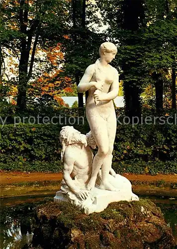 AK / Ansichtskarte Schwetzingen Schlossgarten "Die Galatea" Skulptur Kat. Schwetzingen