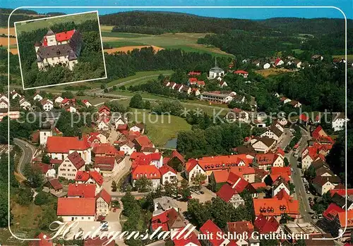 AK / Ansichtskarte Heiligenstadt Oberfranken mit Schloss Greifenstein Fliegeraufnahme Kat. Heiligenstadt i.OFr.