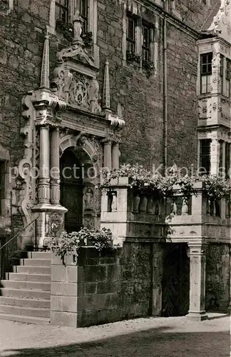 AK / Ansichtskarte Hann. Muenden Rathaus Portal Kat. Hann. Muenden