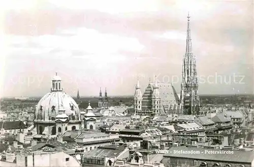 AK / Ansichtskarte Wien Stefansdom Peterskirche Kat. Wien