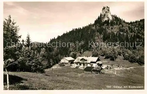 AK / Ansichtskarte Rottach Egern Tegernsee Galaun mit Riederstein