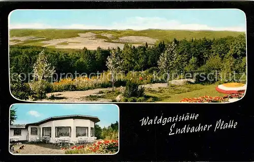 AK / Ansichtskarte Bad Endbach Panorama Waldgaststaette Endbacher Platte Kat. Bad Endbach