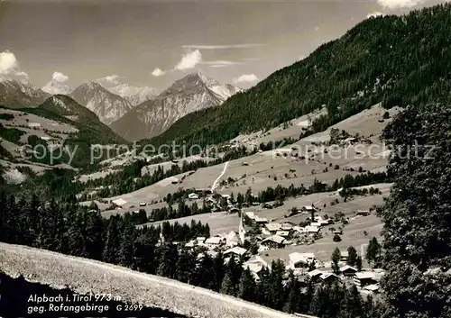 AK / Ansichtskarte Alpbach mit Rofangebirge Kat. Alpbach