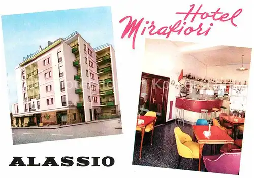 AK / Ansichtskarte Alassio Hotel Mirafiori Bar Kat. 