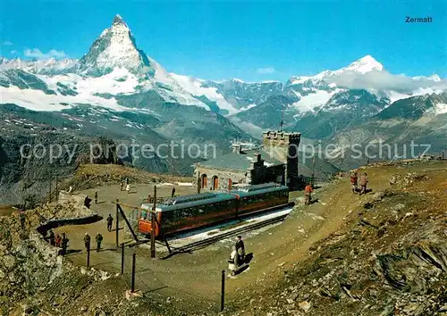 AK / Ansichtskarte Gornergratbahn Zermatt Gornergrat Matterhorn  Kat. Gornergrat