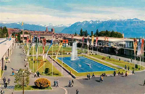 AK / Ansichtskarte Lausanne VD Foire Nationale Kat. Lausanne