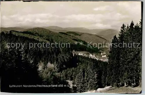 AK / Ansichtskarte Nordenau Panorama Kat. Schmallenberg