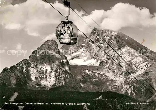 AK / Ansichtskarte Seilbahn Jenner Berchtesgaden Watzmann Foto L. Ammon Nr. 67 Kat. Bahnen