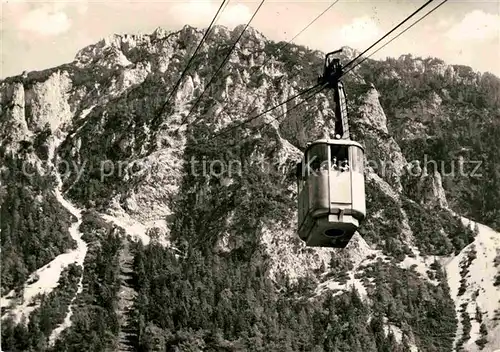 AK / Ansichtskarte Seilbahn Rauschberg Ruhpolding  Kat. Bahnen