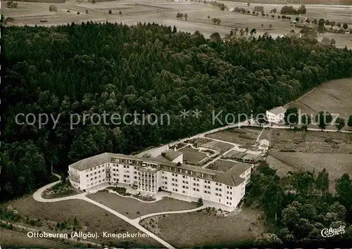 AK / Ansichtskarte Ottobeuren Fliegeraufnahme Kneippkurheim Kat. Ottobeuren