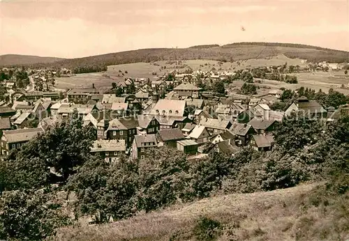 AK / Ansichtskarte Schmiedefeld Rennsteig Panorama Kat. Schmiedefeld Rennsteig