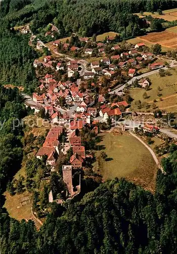 AK / Ansichtskarte Zavelstein Fliegeraufnahme Kat. Bad Teinach Zavelstein