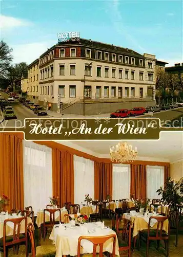 AK / Ansichtskarte Wien Hotel an der Wien Gastraum Kat. Wien