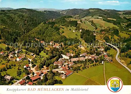 AK / Ansichtskarte Bad Muehllacken Oberoesterreich Fliegeraufnahme Kat. Feldkirchen an der Donau