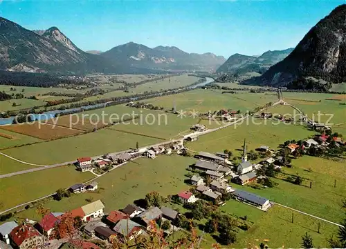 AK / Ansichtskarte Strass Zillertal Fliegeraufnahme Kat. Strass im Zillertal