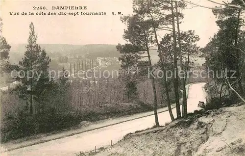 AK / Ansichtskarte Dampierre en Yvelines Vue de la cote des dix sept tournants Kat. Dampierre en Yvelines