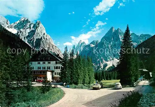 AK / Ansichtskarte Sexten Sesto Suedtirol Dolomiten Hotel Kat. Bozen