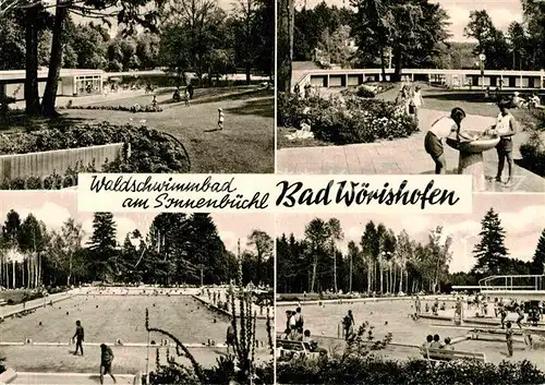 AK / Ansichtskarte Bad Woerishofen Waldschwimmbad am Sonnenbuechl Kat. Bad Woerishofen