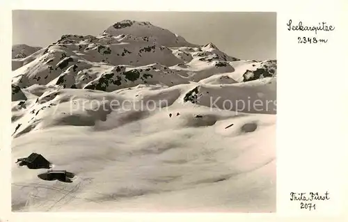 AK / Ansichtskarte Achenkirch Seekarspitze im Winter Gebirgspanorama Kat. Achenkirch am Achensee