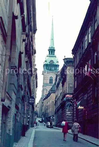 AK / Ansichtskarte Stockholm Deutsche Kerk oude stad Kat. Stockholm