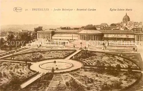 AK / Ansichtskarte Bruxelles Bruessel Jardin Botanique Eglise Sainte Marie Kat. 