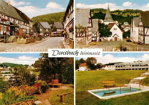 AK / Ansichtskarte Donsbach Ortsmotive Wassertretanlage Kat. Dillenburg