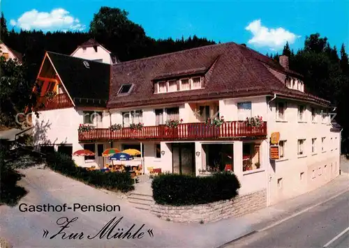 AK / Ansichtskarte Schuebelhammer Gasthof Pension Zur Muehle Kat. Schwarzenbach a.Wald