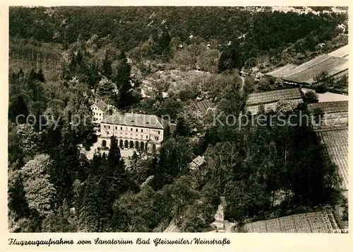 AK / Ansichtskarte Bad Gleisweiler Fliegeraufnahme Sanatorium  Kat. Gleisweiler