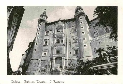 AK / Ansichtskarte Urbino Palazzo Ducale I Torricini Herzoglicher Palast Kat. Italien