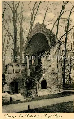 AK / Ansichtskarte Nijmegen Op Valkenhof Kapel Ruine Kat. Nimwegen Nijmegen