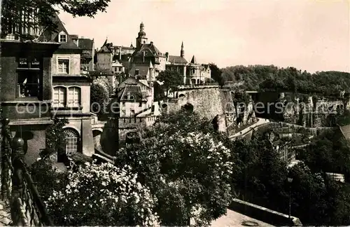 AK / Ansichtskarte Luxembourg Luxemburg Ville haute et Chemin de la Corniche Kat. Luxembourg