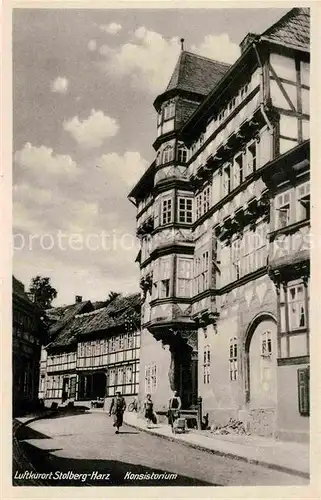 AK / Ansichtskarte Stolberg Harz Konsistorium Luftkurort Kat. Stolberg Harz