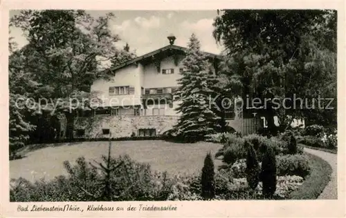 AK / Ansichtskarte Bad Liebenstein Klubhaus an der Friedensallee Kat. Bad Liebenstein
