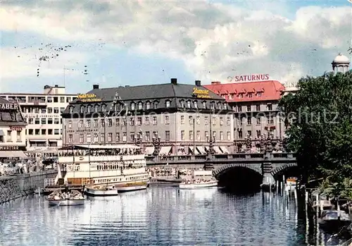 AK / Ansichtskarte Goeteborg Kungsportsbron och Paddan Kat. 