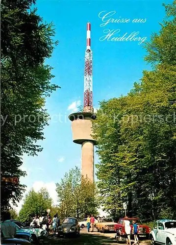 AK / Ansichtskarte Heidelberg Neckar Fernsehturm auf dem Koenigstuhl Kat. Heidelberg