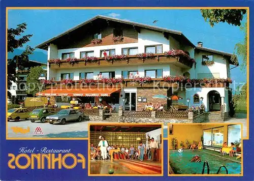 AK / Ansichtskarte Radfeld Rattenberg Hotel Restaurant Sonnhof Kegelbahn Hallenbad Kat. Rattenberg Tirol