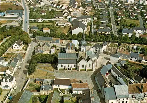 AK / Ansichtskarte Artenay Vue aerienne Eglise Saint Victor et le quartier nord Kat. Artenay