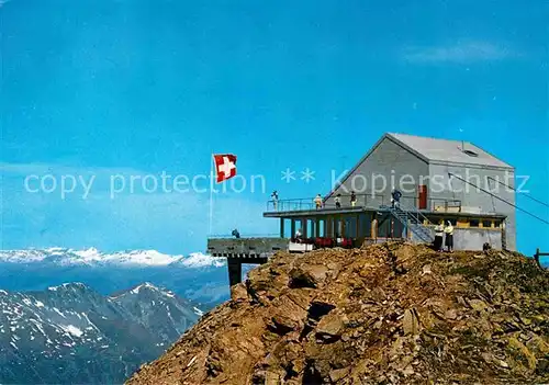 AK / Ansichtskarte Lenzerheide GR Valbella Gipfelrestaurant Parpaner Rothorn