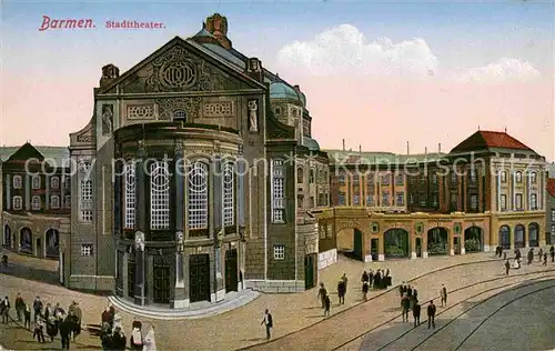 AK / Ansichtskarte Barmen Wuppertal Stadttheater Kat. Wuppertal