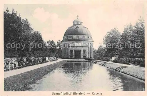 AK / Ansichtskarte Bielefeld Sennefriedhof Kapelle Kat. Bielefeld