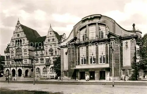 AK / Ansichtskarte Bielefeld Stadttheater Rathaus Kat. Bielefeld