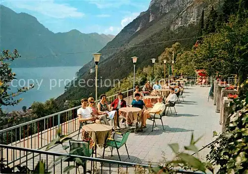 AK / Ansichtskarte Riva del Garda Hotel Restaurant S.M. Maddalena Terrasse Kat. 