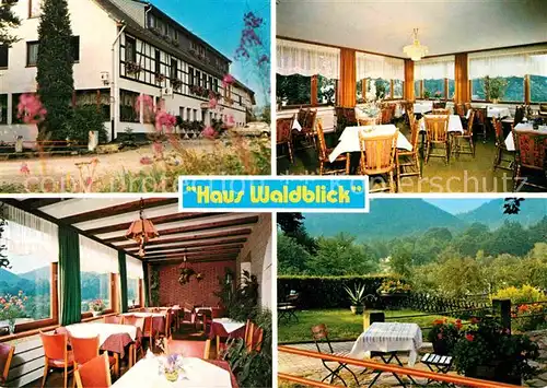 AK / Ansichtskarte Simmerath Haus Waldblick Hotel Restaurant Kat. Simmerath