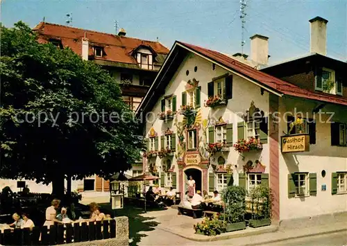 AK / Ansichtskarte Oberstdorf Hotel Gasthof Hirsch Kat. Oberstdorf