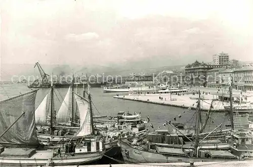 AK / Ansichtskarte Rijeka Fiume Hafen