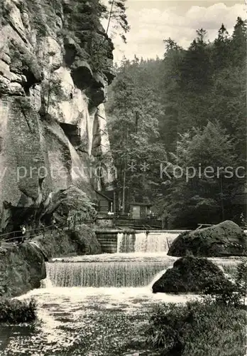 AK / Ansichtskarte Ceske Svycarsko Wasserfall Kat. Tschechische Republik