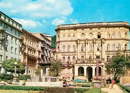 AK / Ansichtskarte Marianske Lazne Friedensplatz Kat. Marienbad