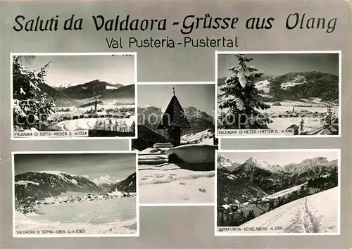 AK / Ansichtskarte Olang Panorama  Kat. Pustertal Suedtirol