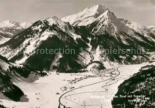 AK / Ansichtskarte Bichlbach Winterpanorama mit Thaneller Lechtaler Alpen Kat. Bichlbach