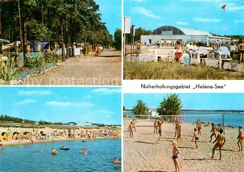 AK / Ansichtskarte Frankfurt Oder Naherholungsgebiet Helene See Strand Beachvolley Kat. Frankfurt Oder